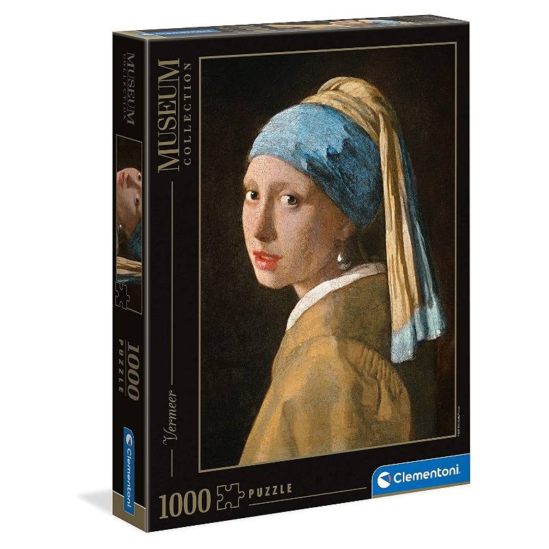 Puzzle 1000 Museum Girl With Pearl E.V. di Clem-45 Puzzle 1000 Pz