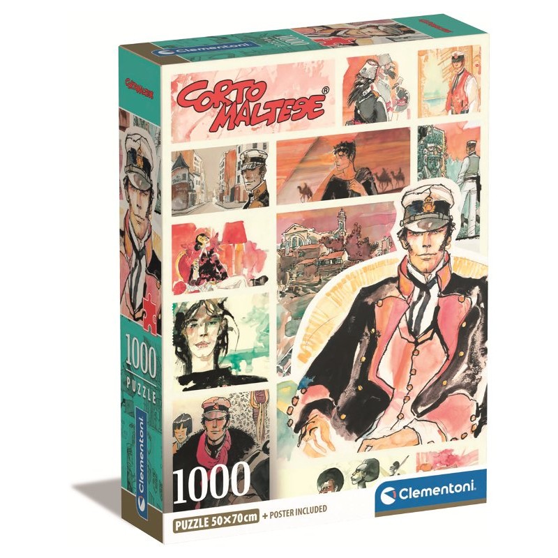Puzzle 1000 Pz Corto Maltese di Clem-45 Puzzle 1000 Pz