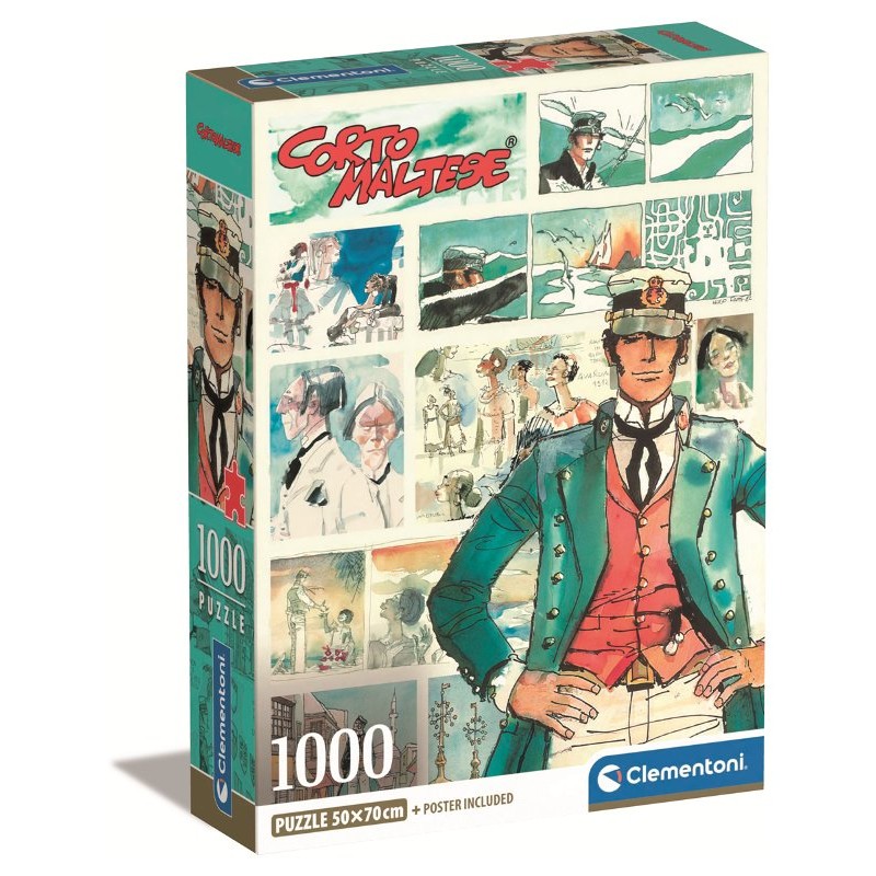 Puzzle 1000 Pz Corto Maltese di Clem-45 Puzzle 1000 Pz