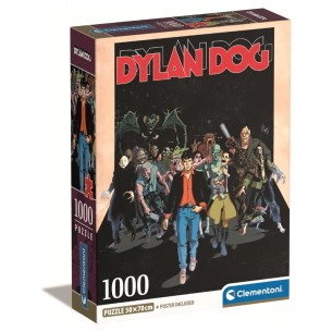 Puzzle 1000 Pz Dylan Dog di Clem-45 Puzzle 1000 Pz