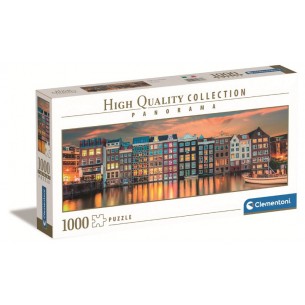 Puzzle 1000 Pz Panorama Bright Amsterdam di Clem-45 Puzzle 1000 Pz