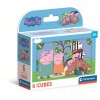 Cubi 6 Peppa Pig di Clem-35 Puzzle Cubi 6-12