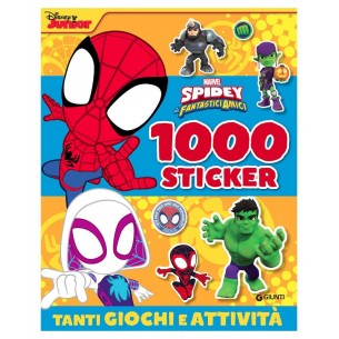 Libr.Spidey 1000 Sticker (Walt Disney Marvel - 1000 Sticker) di Giunti Editore S.P.A.