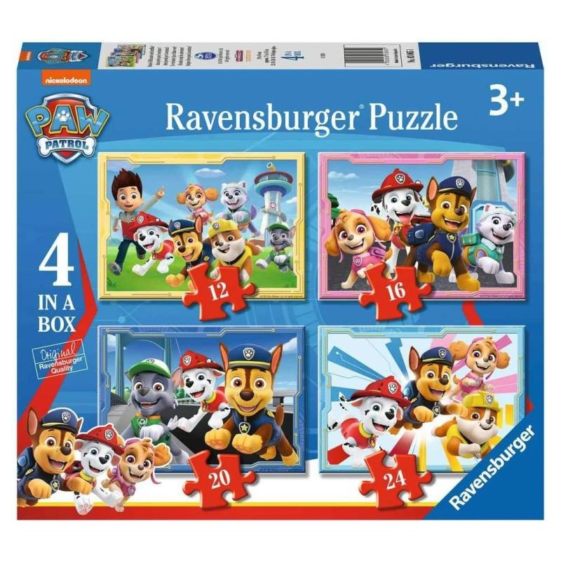 Puzzle 4in1 Paw Patrol B 4 in a Box di Ravensburger Puzzle 4 In 1