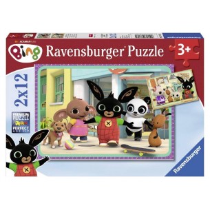 Puzzle 2x12 Bing 2 X 12 Pz di Ravensburger Puzzle 2x12 Pz