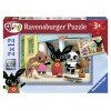 Puzzle 2x12 Bing 2 X 12 Pz di Ravensburger Puzzle 2x12 Pz