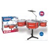 Drum Set con 3 Tamburi e Piatti di Bontempi