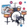 Batteria Classica 6 Elementi, con Sgabello e 2 Bacchette di Bontempi