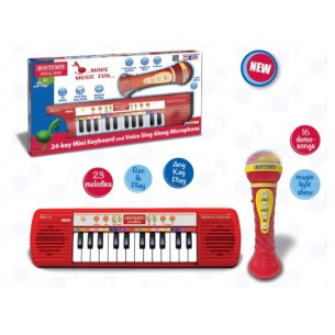 Tastiera 24 Tasti con Microfono Karaoke di Bontempi
