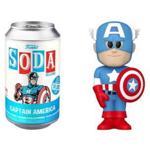 Marvel- Captain America W/Chase(Ie) (Vinyl Soda) (Marvel Comics) di Funko Lcc