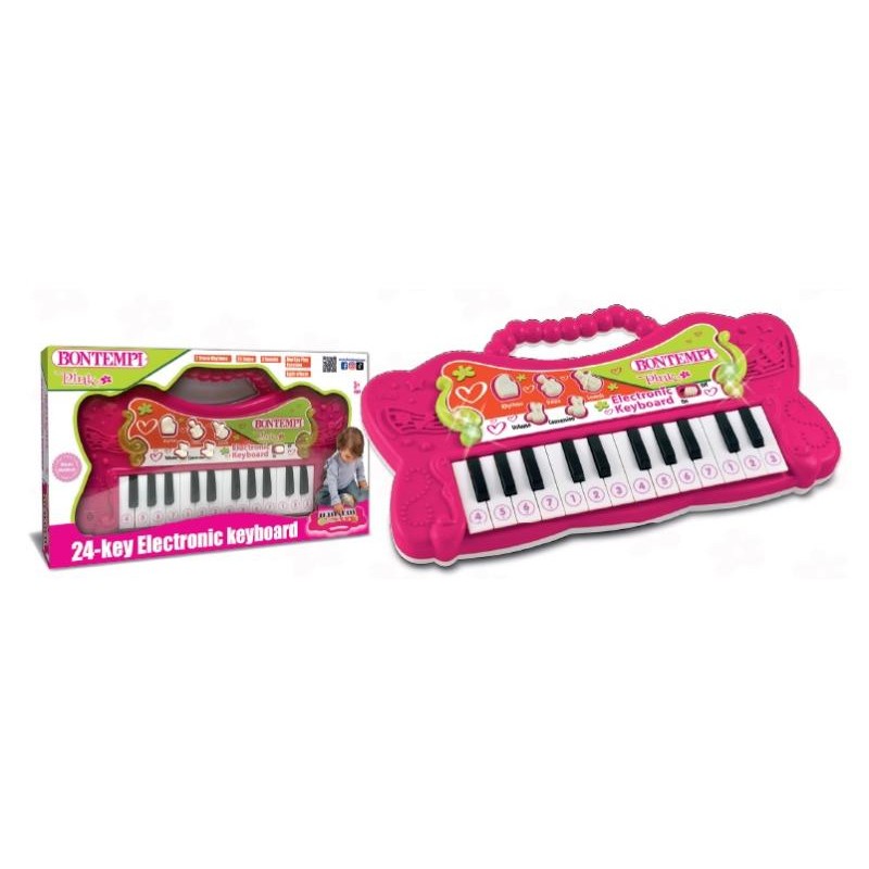 Mini Tastiera da Tavolo a 24 Tasti. (Pink) di Bontempi
