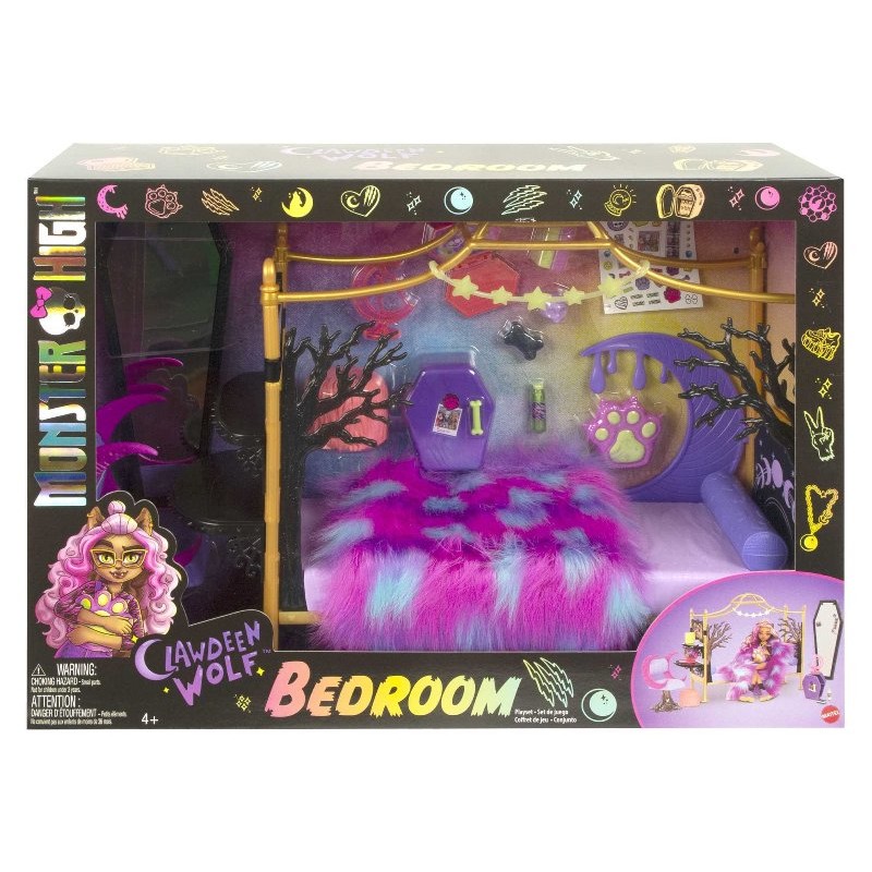 Camera da Letto di Clawdeen Wolf di Mattel Monster High