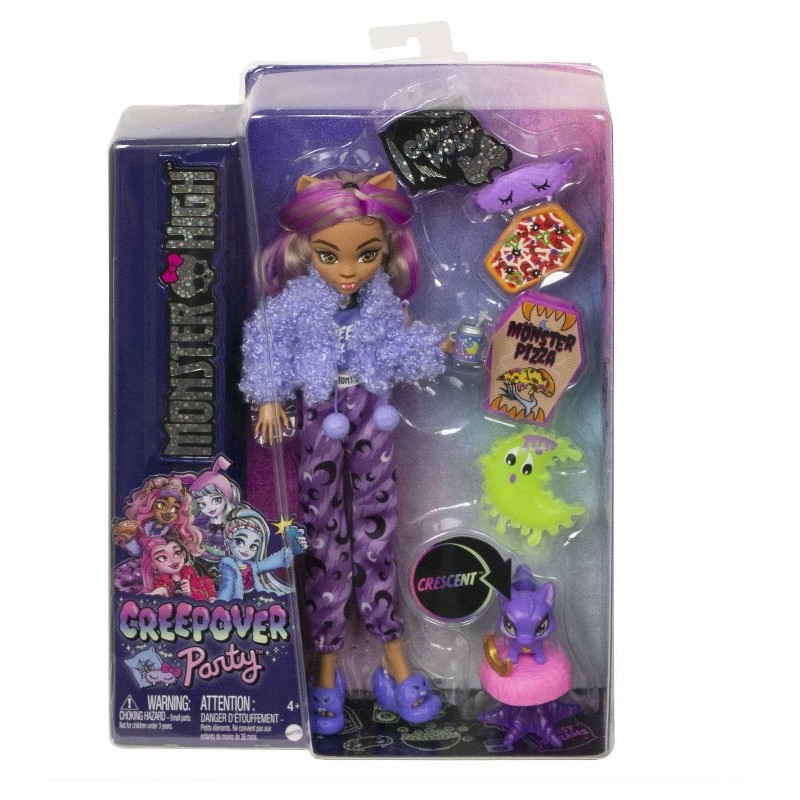 Pigiama Party Clawdeen di Mattel Monster High