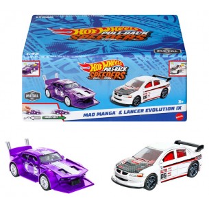 Hw Veicoli a Retrocarica 1:43 2pack Ass.To di Mattel Hotwheels