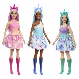 Barbie Fairytale Unicorni Ass.To di Mattel Barbie