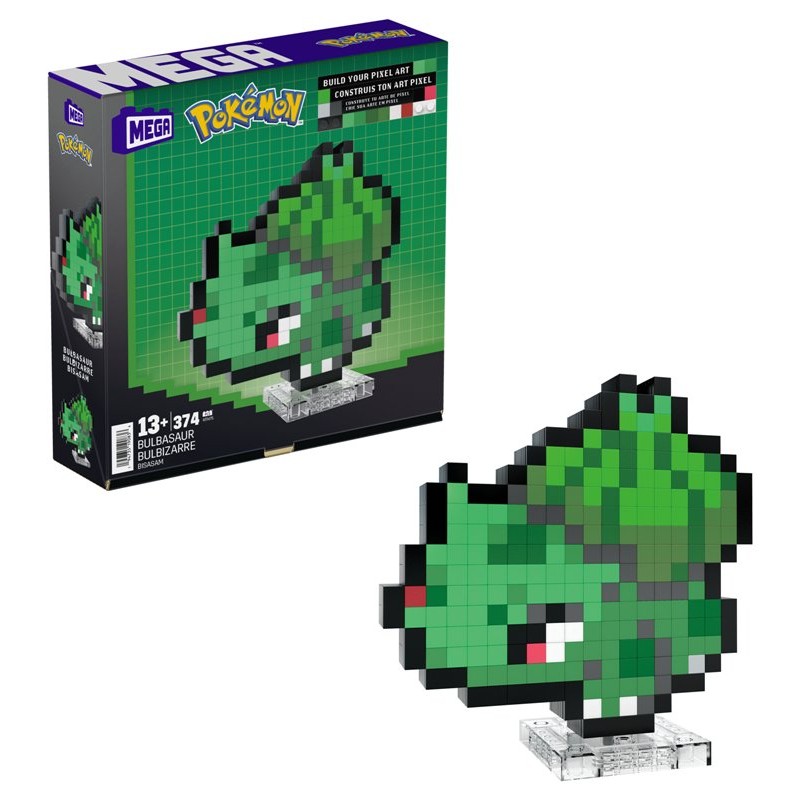 Mega Pokemon Pixel Art Bulbasaur di Mattel Megabloks