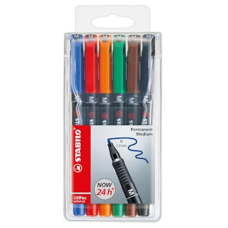 Cf 6 Ohpen Medio 843/6 di Stabilo