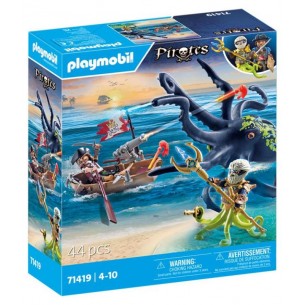 Pirata Contro Piovra Gigante di Playmobil