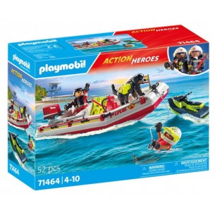 Gommone dei Pompieri e Aquascooter di Playmobil