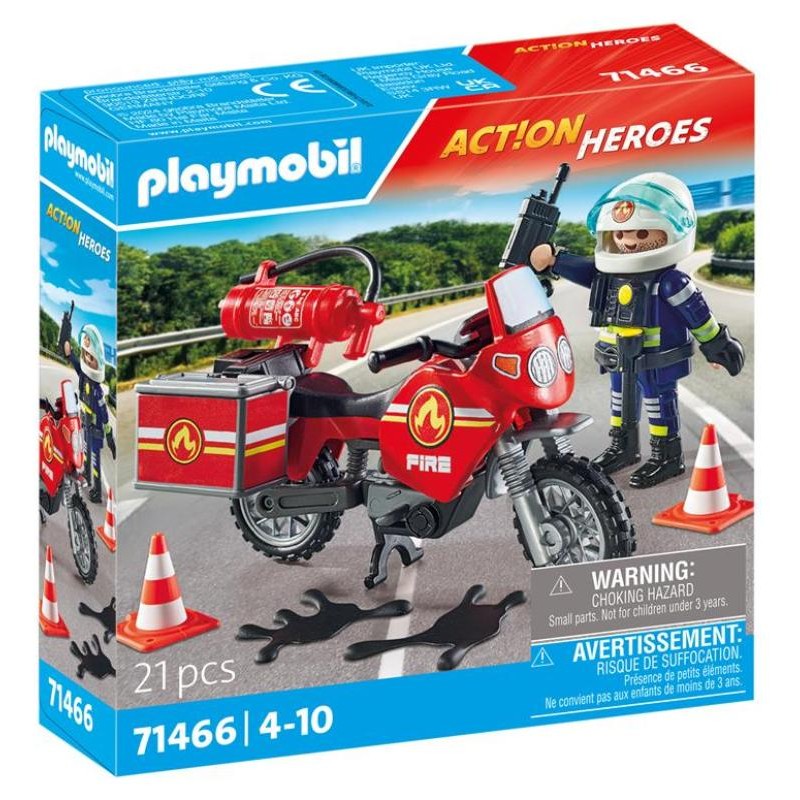 Dei Pompieri Jeep Pompieri Playmobil Moto Dei Pompieri Di Playmobil