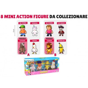 Sg Action Fig 8cm 4-Pack Ast Cm 23x10x6 Sg3004* di Rocco Licenze