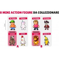 Sg Action Fig 8cm 4-Pack Ast Cm 23x10x6 Sg3004* di Rocco Licenze