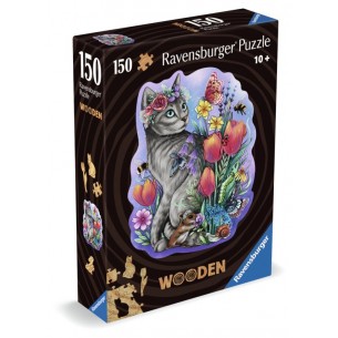 Puzzle di Legno Gatto 150 Pz di Ravensburger Puzzle Adulti Di Legno