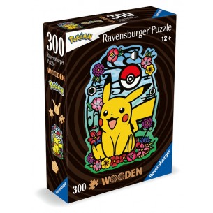 Puzzle 300 Wood Pikachu di Ravensburger Puzzle Adulti Di Legno