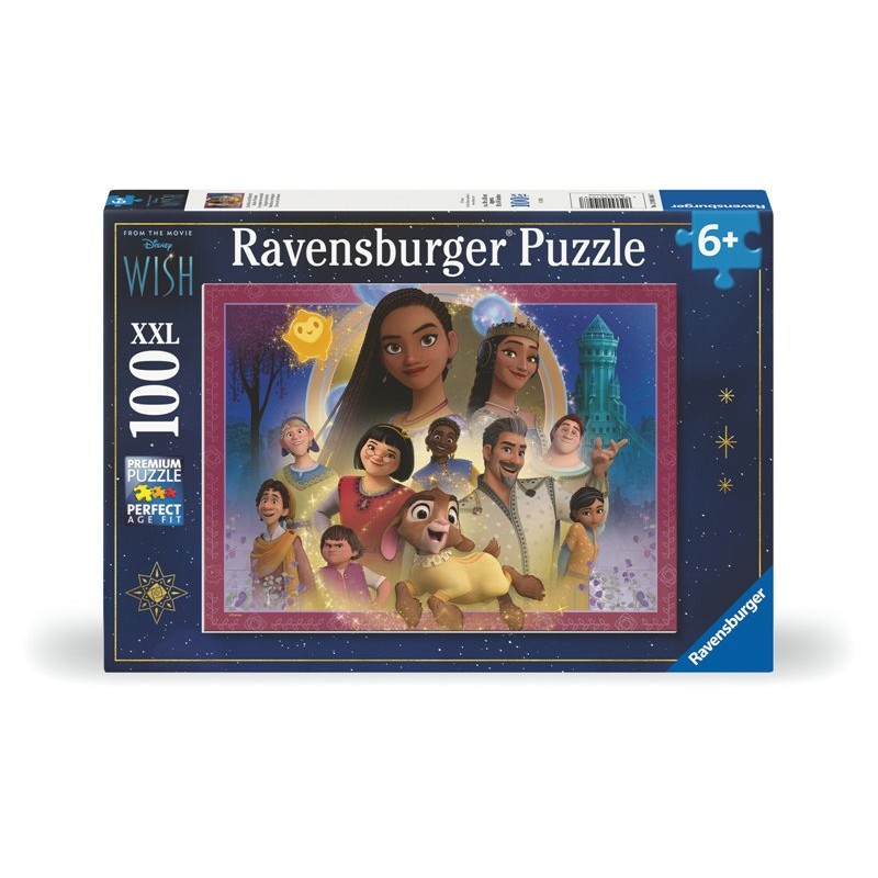 Puzzle 100 Pz Disney Wish di Ravensburger Puzzle 100 Pezzi Xxl