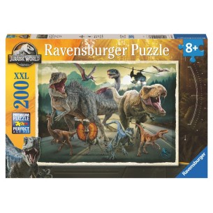 Puzzle 200 Jurassic World Xxl 200 Pz di Ravensburger Puzzle 200 Pezzi Xxl