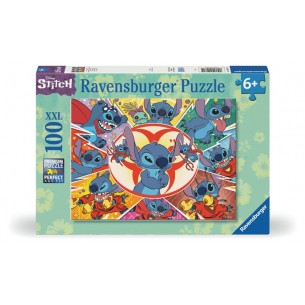 Puzzle 100 Disney Stitch Xxl 100 Pz di Ravensburger Puzzle 100 Pezzi Xxl