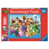 Puzzle 100 Super Mario Xxl 100 Pz di Ravensburger Puzzle 100 Pezzi Xxl