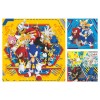 Puzzle 3x49 Sonic 3 X 49 Pz di Ravensburger Puzzle 3x49 Pz