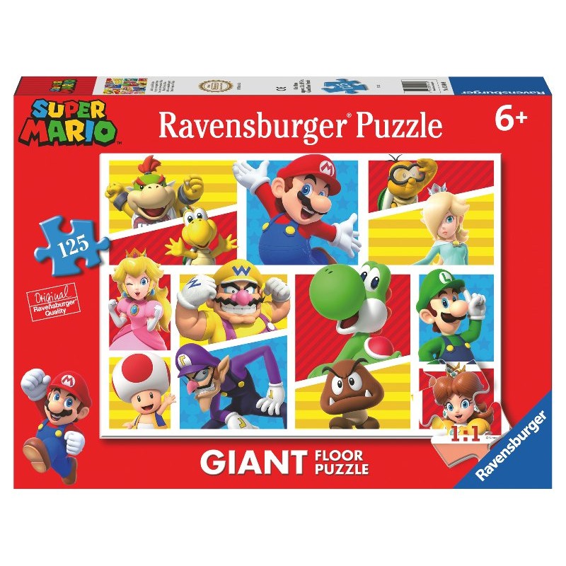 Puzzle Maxi 125 Super Mario 125 Pz di Ravensburger Puzzle 125 Pz Giant