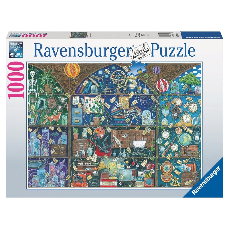 Puzzle 1000 Pz Libreria delle Curiosita' di Ravensburger