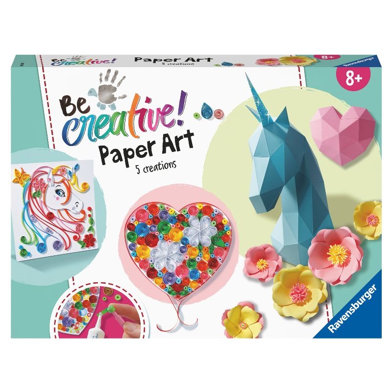 Be Creative! Maxi Paper Art: Unicorn di Ravensburger Creativi