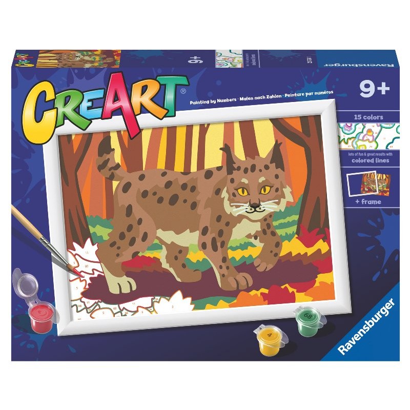 Creart Lince Nel Bosco di Ravensburger Creart Kids