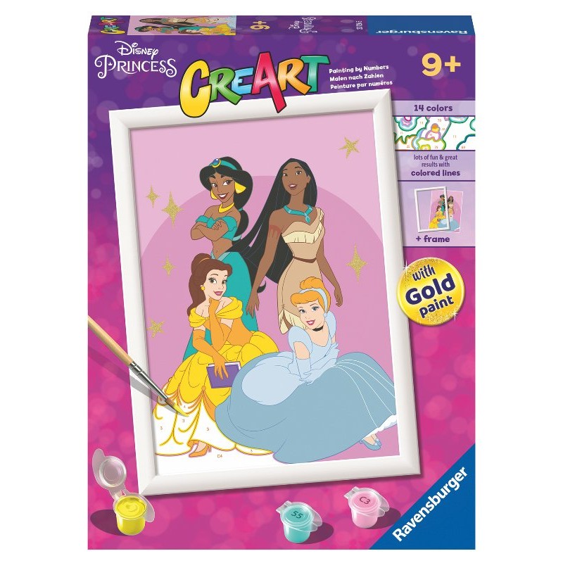 Creart le Principesse Disney di Ravensburger Creart Kids
