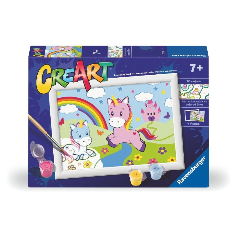 Creart Unicorni con Arcobaleno di Ravensburger Creart Kids