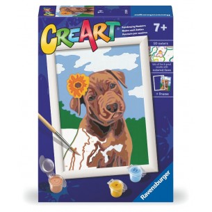 Creart Cucciolo con Fiore di Ravensburger Creart Kids