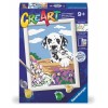 Creart Dalmata con Fiori di Ravensburger Creart Kids