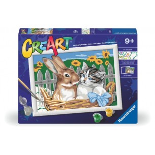 Creart Amici Nella Cesta di Ravensburger Creart Kids