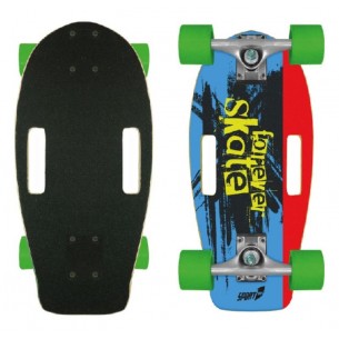 Skateboard Compact in Legno con Maniglie di Mandelli