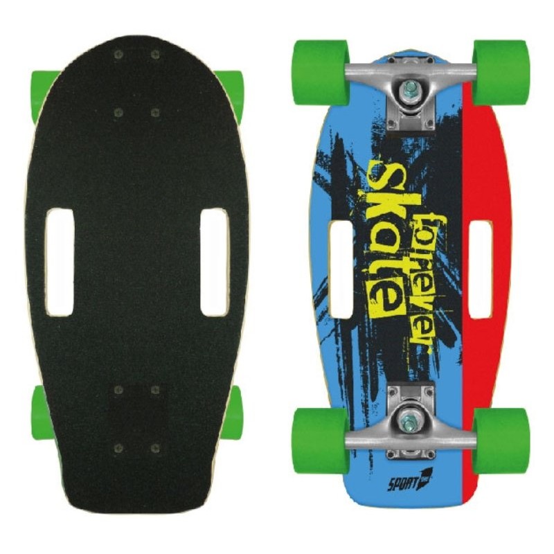 Skateboard Compact in Legno con Maniglie di Mandelli