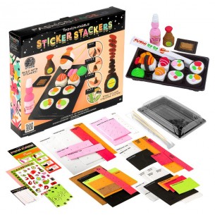 Sticker Stackers Set Sushi - Costruisci con la Schiuma di Crayola