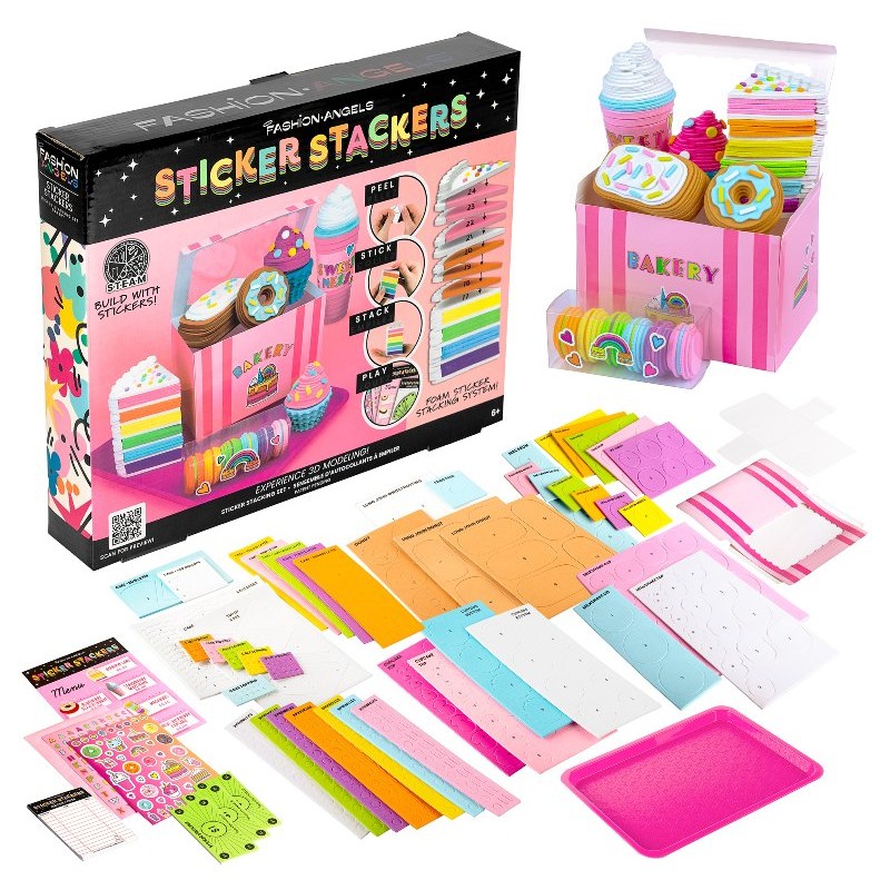 Sticker Stackers Set Pasticceria - Costruisci con la Schiuma di Crayola