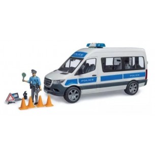 Mb Sprinter Polizia con Luci e Suono di Bruder