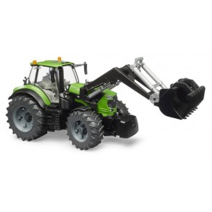 Trattore Deutz 8280 Ttv con Benna di Bruder