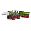 Roadmax Trattore con Benna e Rimorchio di Bruder