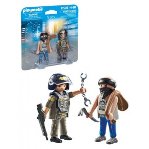 Duo Pack Poliziotto e Ladro di Playmobil